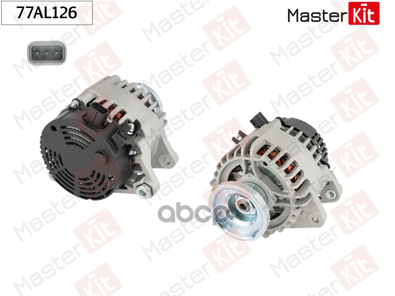 Генератор  FORD FOCUS II 1.6 1.8TDCi 77AL126 MasterKit арт. 77AL126