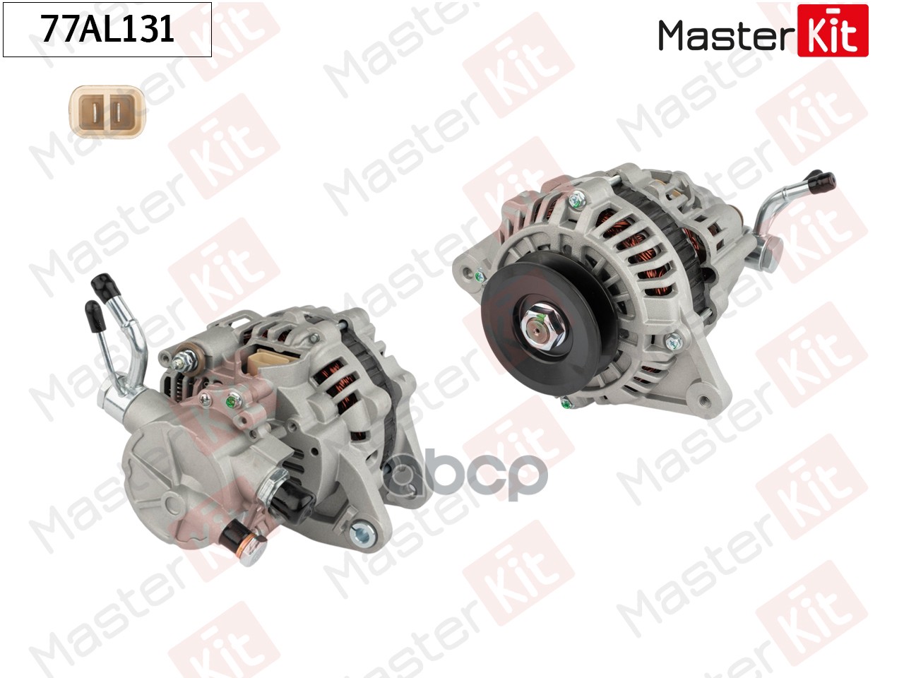 Генератор Mitsubishi Pajero II(V3_W,V2_W,V4_W) 90-01 (12V,90A) MasterKit арт. 77AL131