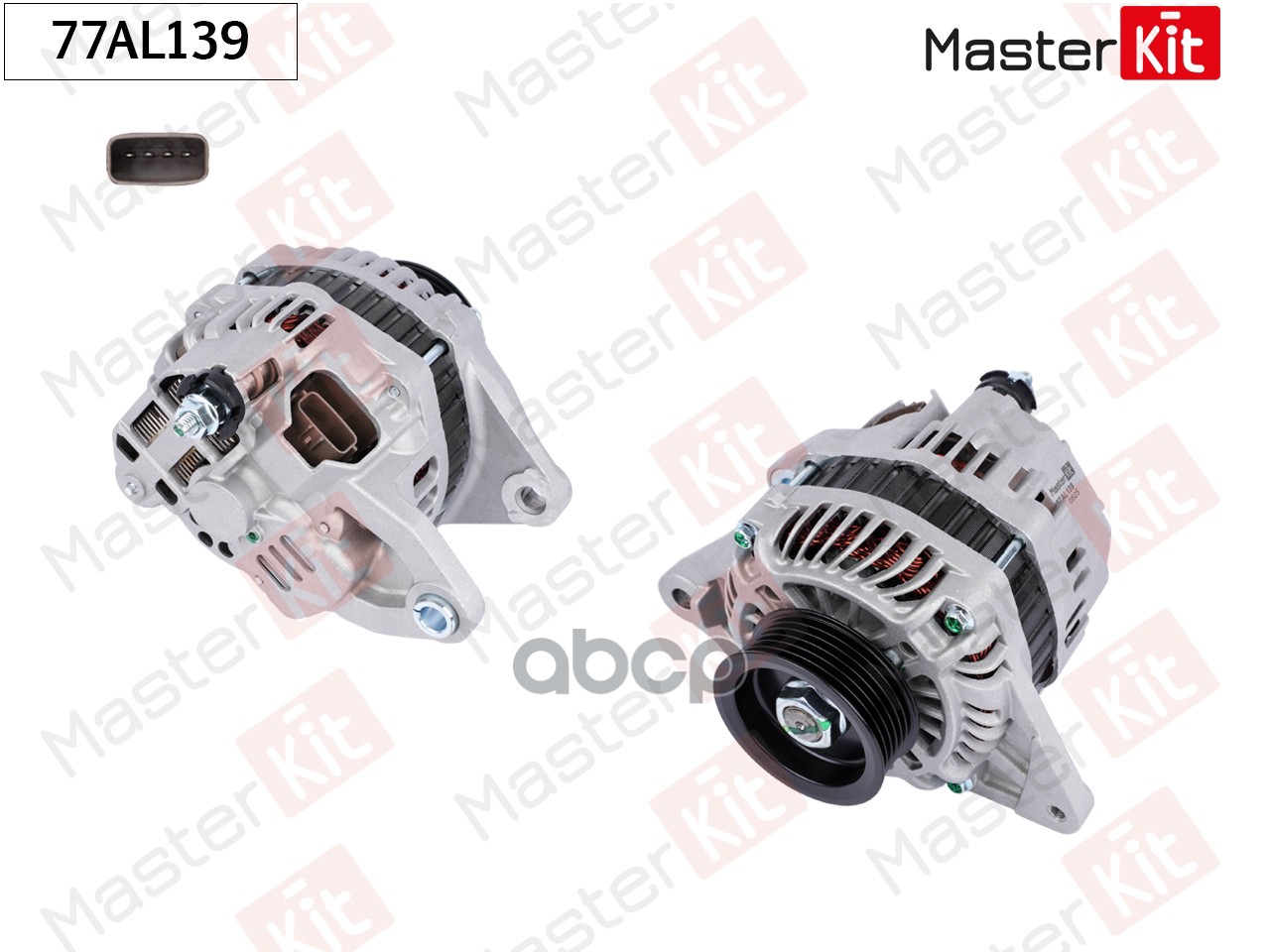 Генератор Mitsubishi L200,Triton(KA_T,KB_T) 04-15 (14V,90A) MasterKit арт. 77AL139