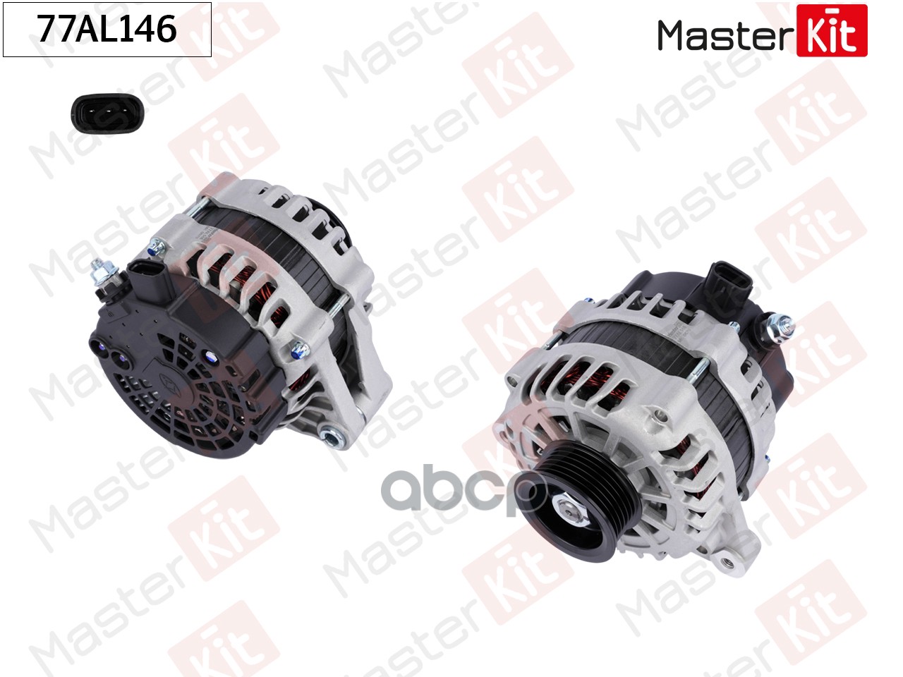 Генератор Chery Tiggo(T11),Tiggo 3(T11FL3),Tiggo 7(T15),Tiggo 7 Pro Max(T1E) 11- (14V,110A) MasterKit арт. 77AL146