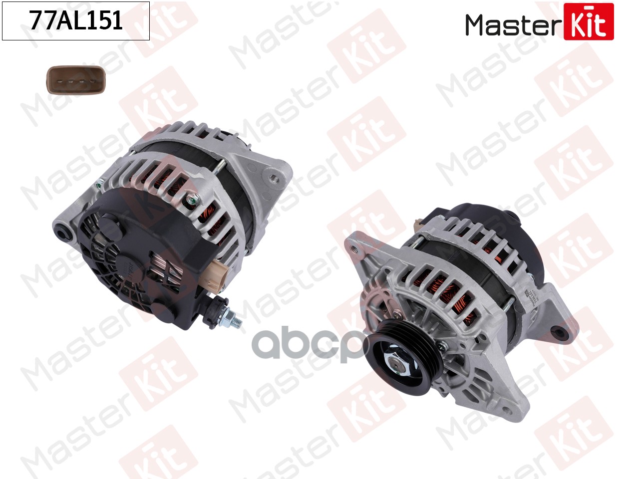 Генератор Great Wall Hover H3(New) 09- (14V,106A) MasterKit арт. 77AL151