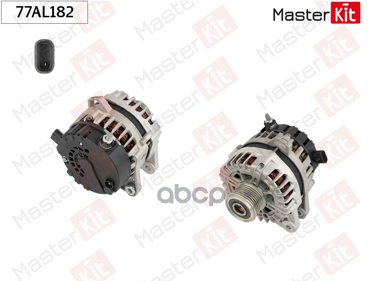 Генератор GEELY Atlas  JLE4G18TDB/JLD4G20/ Emgrand GT JLD4G24 77AL182 MasterKit арт. 77AL182