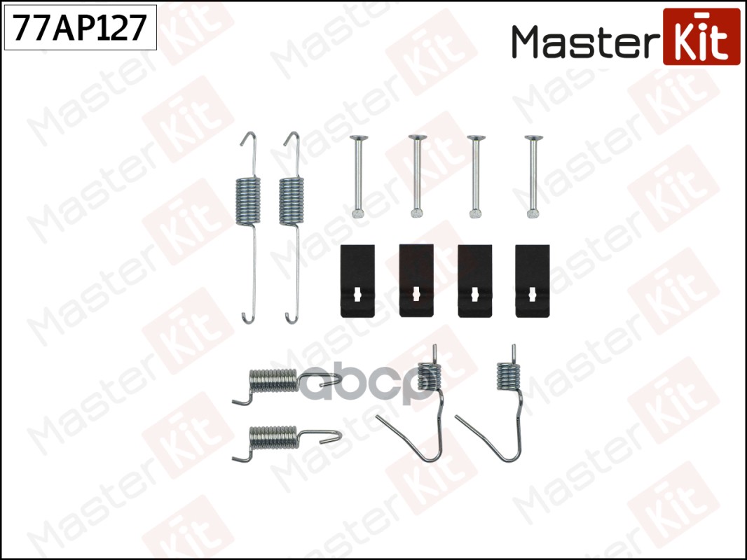 77AP127 Комплект установочный барабанных колодок Mitsubishi LANCER V (CB_A  CD_A  CE_A) 1991 - 1996 MasterKit арт. 77ap127