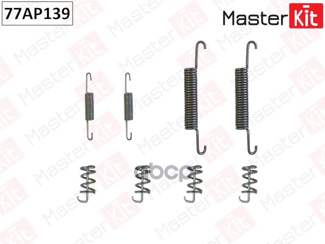 Комплект установочный дисковых колодок Volvo S60 98 77AP139 MasterKit арт. 77AP139