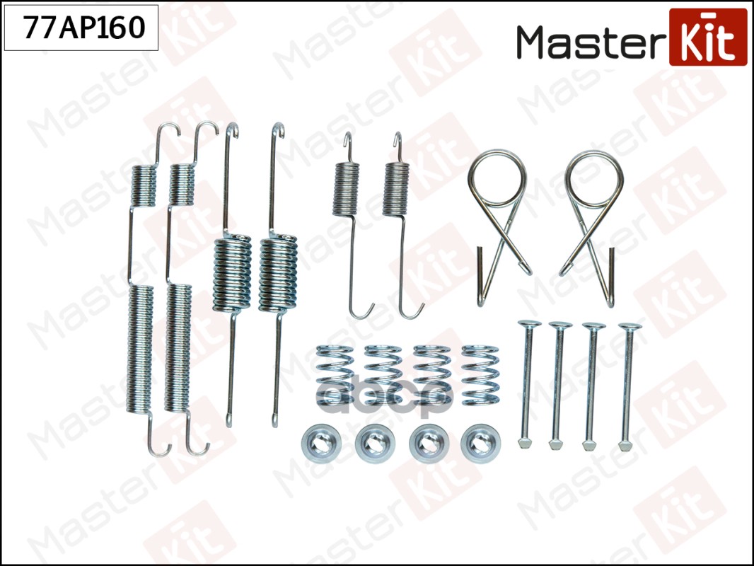 Комплект установочный тормозных колодок Kia 77ASP215 MasterKit арт. 77AP160