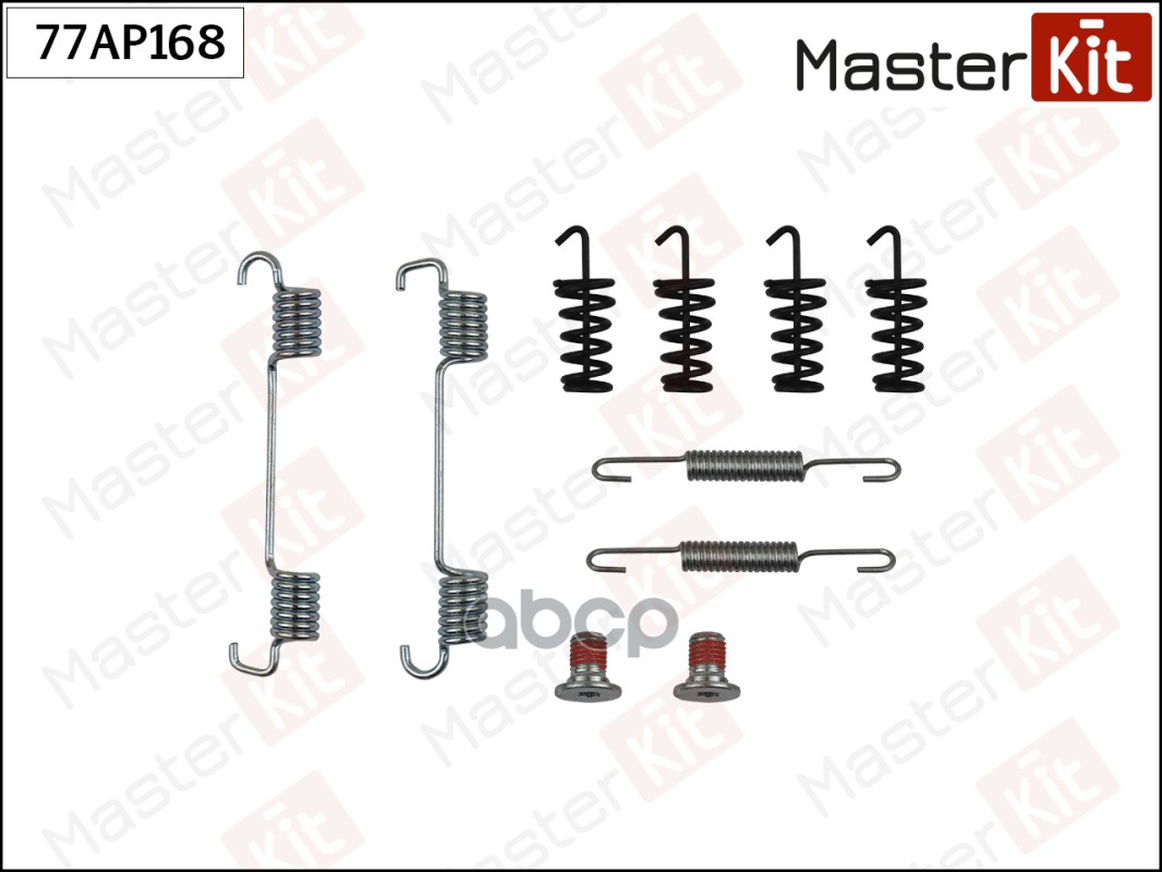 Комплект установочный барабанных колодок Mercedes-Benz C-CLASS (W204) 2007 - 2014 MASTERKIT 77AP168 MasterKit арт. 77AP168