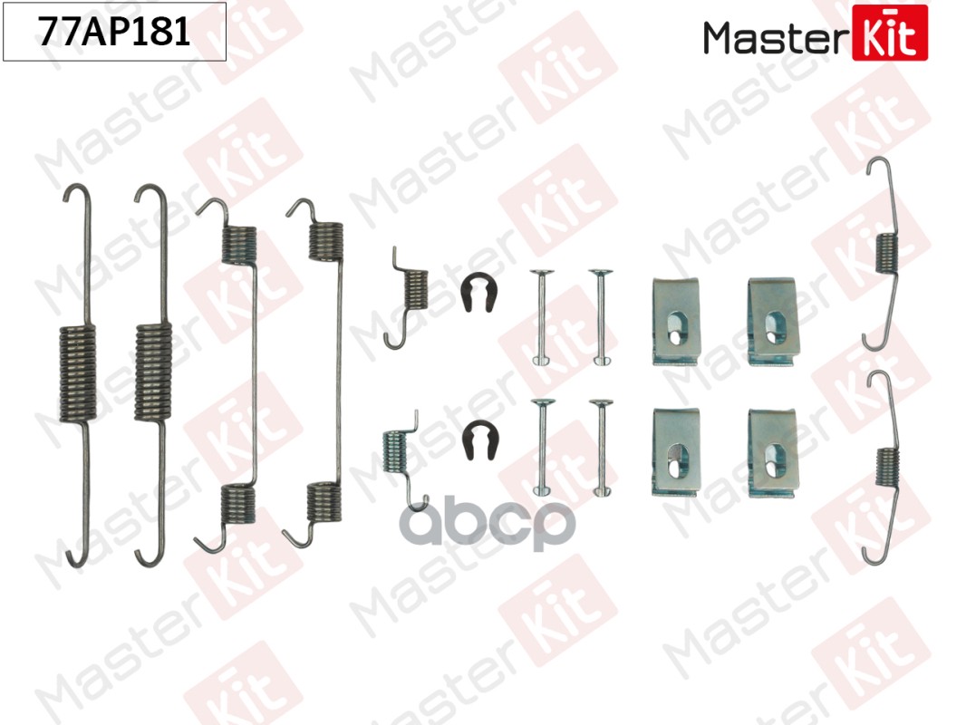 Комплект установочный барабанных колодок Subaru FORESTER (SH_) 2007 - MasterKit арт. 77AP181