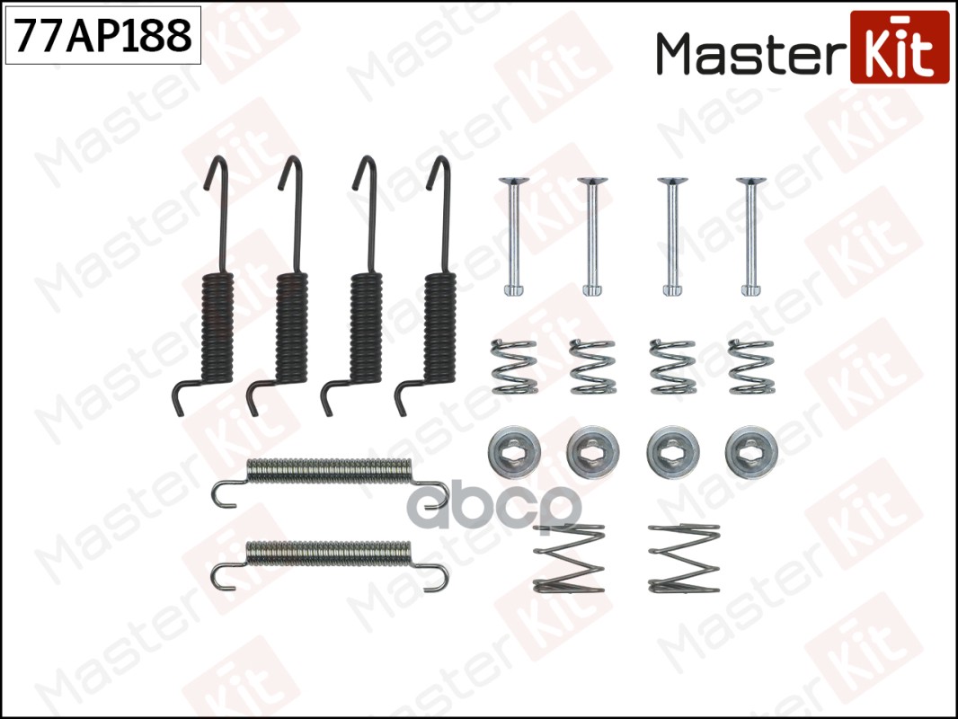 Комплект установочный барабанных колодок Mazda CX-5 (KE, GH) 2011 - MasterKit арт. 77AP188