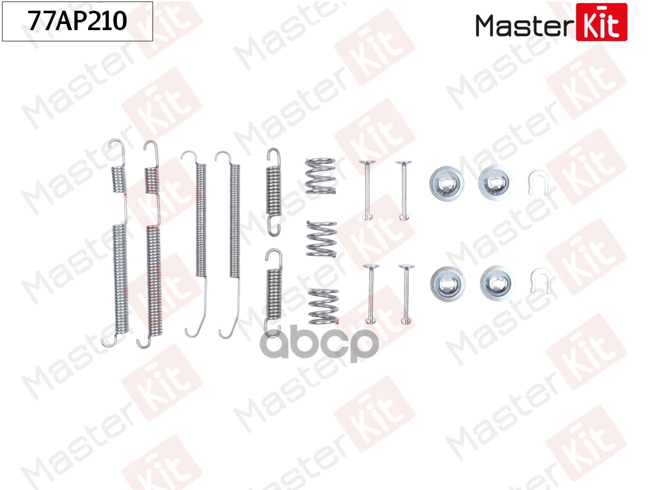 Комплект установочный барабанных колодок Subaru FORESTER (SG_) 2002 - 2012 MasterKit арт. 77AP210