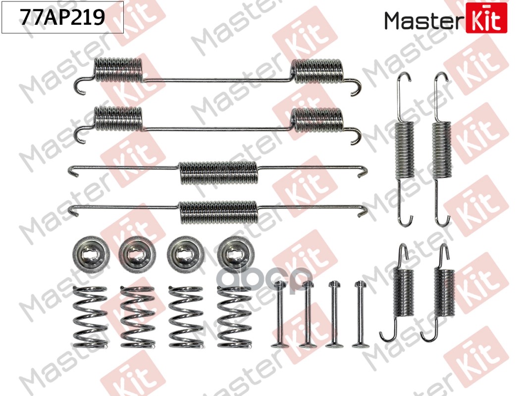 77AP219 Комплект установочный барабанных колодок Chrysler VOYAGER / GRAND VOYAGER III (GS) 1995 - 20 MasterKit арт. 77ap219