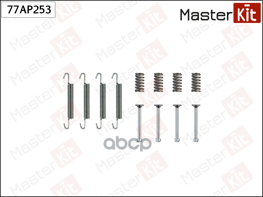 Комплект установочный барабанных колодок Opel OMEGA A/B 86-03 77AP253 MasterKit арт. 77AP253
