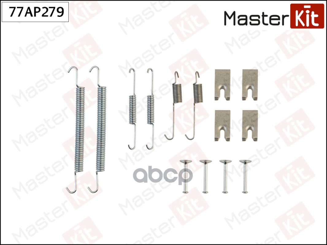 Комплект установочный барабанных колодок Toyota AVENSIS (_T22_) 1997 - 2003 77AP279 MasterKit арт. 77AP279