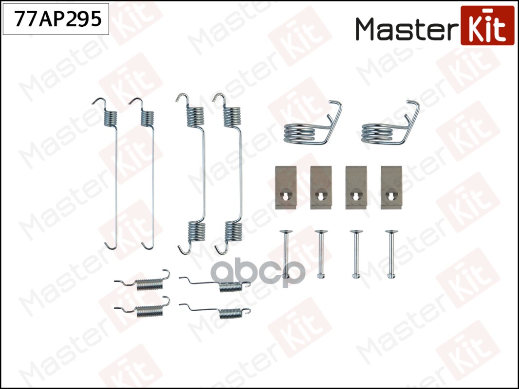 Комплект установочный барабанных колодок Mazda 323 F VI (BJ) 1998 - 2004 77AP295 MasterKit арт. 77AP295