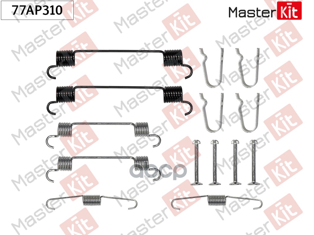 77AP310 Комплект установочный барабанных колодок Honda JAZZ II (GD_  GE3  GE2) 2001 - 2008 MasterKit арт. 77ap310