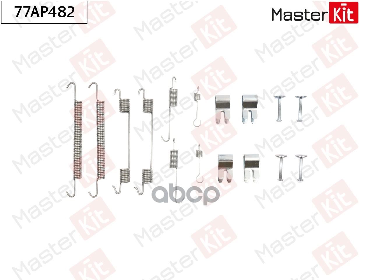 Комплект установочный барабанных колодок Land Rover FREELANDER 2 (L359) 2006 - 2014 77AP482 MasterKit арт. 77AP482