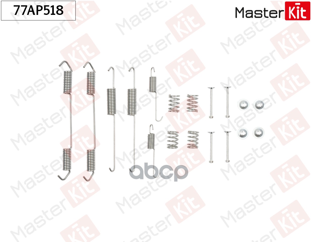 Комплект установочный барабанных колодок SsangYong ACTYON I 2005 - MasterKit арт. 77AP518