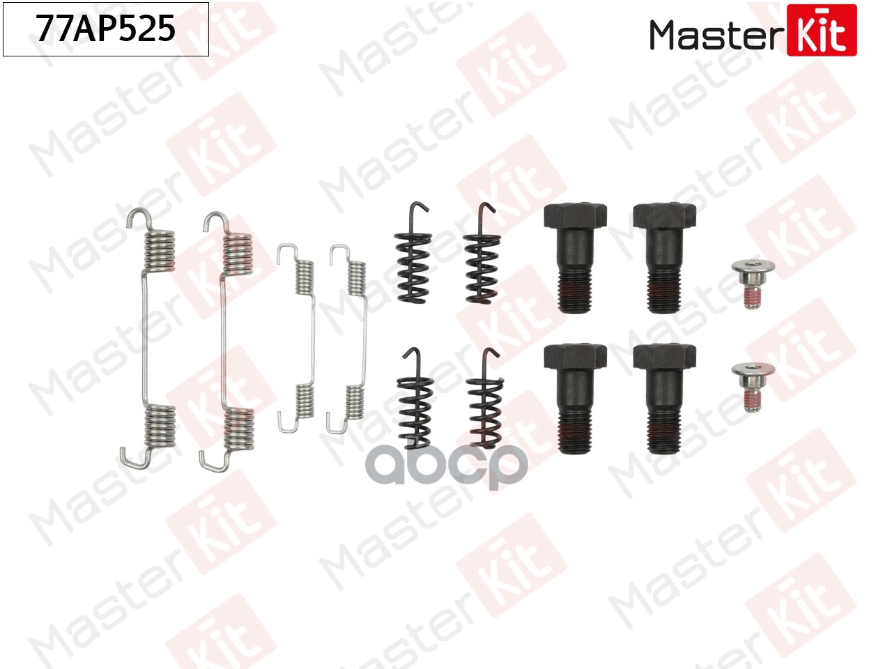Комплект установочный барабанных колодок Mercedes-Benz C-CLASS (W203) 2000 - 2007 MasterKit арт. 77AP525