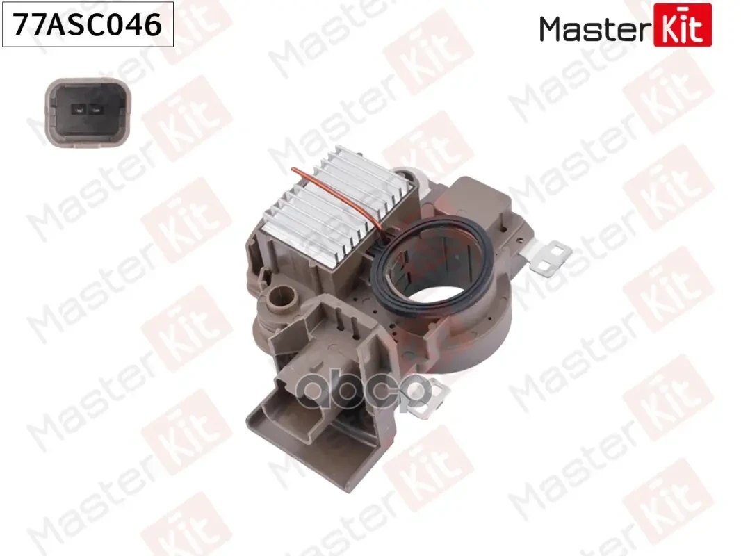 Регулятор напряжения генератора Citroen C3(FC_),C4 I(LC_) 02-,Peugeot 307(3E,3B,3H) 02-10 MasterKit арт. 77ASC046