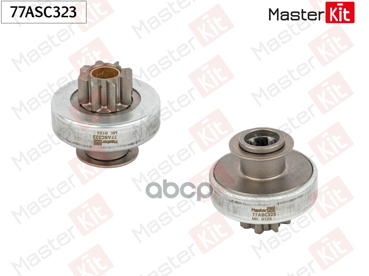 Бендикс стартера Renault Duster(HS_),Logan I(LS_),Megane III(DZ0/1_),Symbol II(LU1/2_) 04- MasterKit арт. 77ASC323