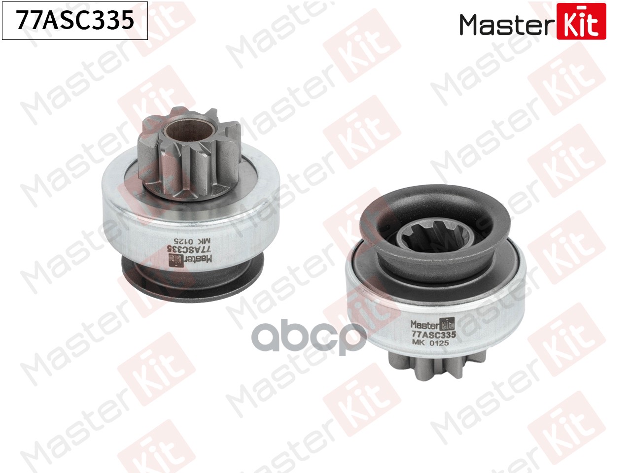 Бендикс стартера Mitsubishi Lancer VII(CS_A,CT_A),Pajero III(V7_W,V6_W) 99-13 MasterKit арт. 77ASC335