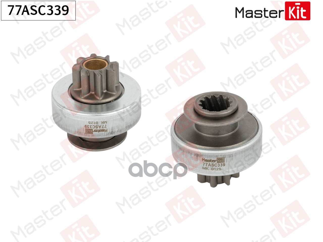 Бендикс стартера Citroen C2(JM_),C3 I(FC_,FN_) 02-,Peugeot 1007(KM_),307(3A/C) 00- MasterKit арт. 77ASC339