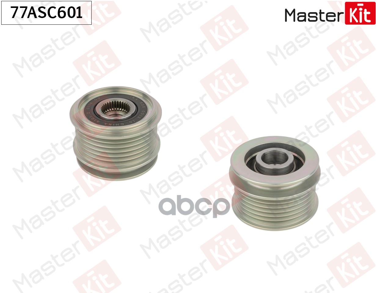 Шкив генератора Audi A2(8Z0) 00-05,Skoda Fabia I(6Y2) 99-08,VW Golf V(1K1) 03-09 MasterKit арт. 77ASC601