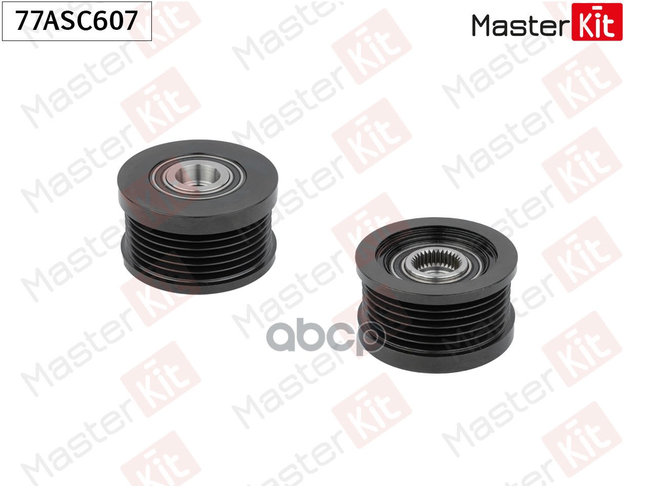 77ASC607 Шкив генератора HYUNDAI/KIA 2.0CRDi/2.2CRDi MasterKit арт. 77asc607