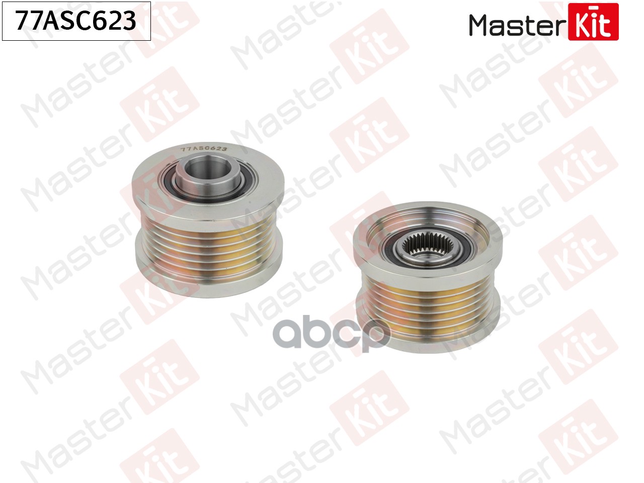 Шкив генератора Chevrolet Aveo(T300),Cruze(J300) 09-,Opel Astra J(P10),Zafira B(A05) 05-15 MasterKit арт. 77ASC623
