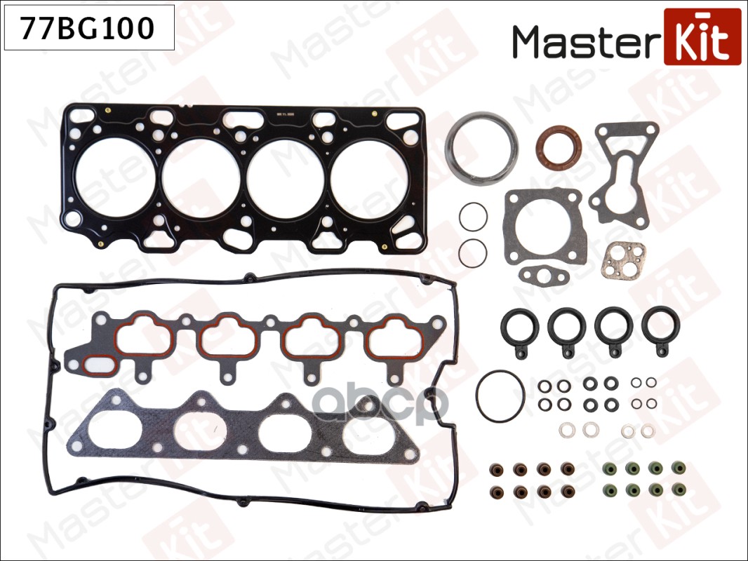 77BG100 Набор прокладок двигателя MITSUBISHI Lancer/Outlander 2.0 4G63 MasterKit арт. 77bg100