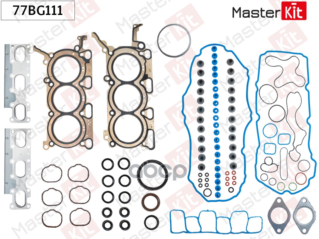 Набор прокладок двигателя FORD Explorer V 3.5L Cyclone V6 Petrol TI-VCT T35PDED MasterKit арт. 77BG111