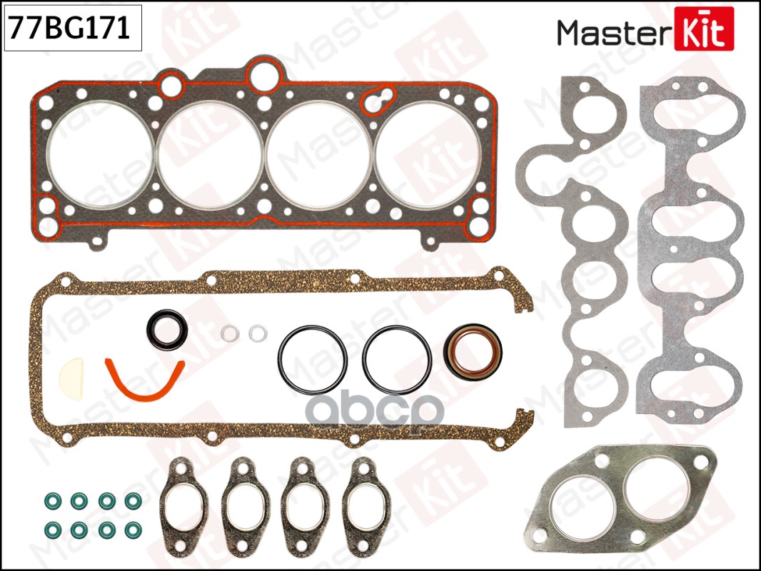 Комплект прокладок ГБЦ VAG DZ/MU/NE/RN/RU/SF MasterKit арт. 77BG171