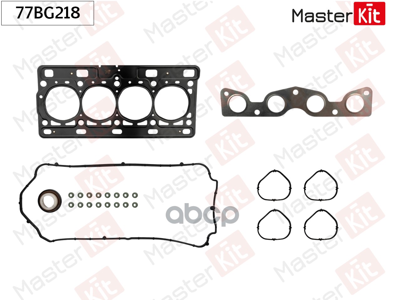 Комплект прокладок ГБЦ RENAULT D4F MasterKit арт. 77BG218