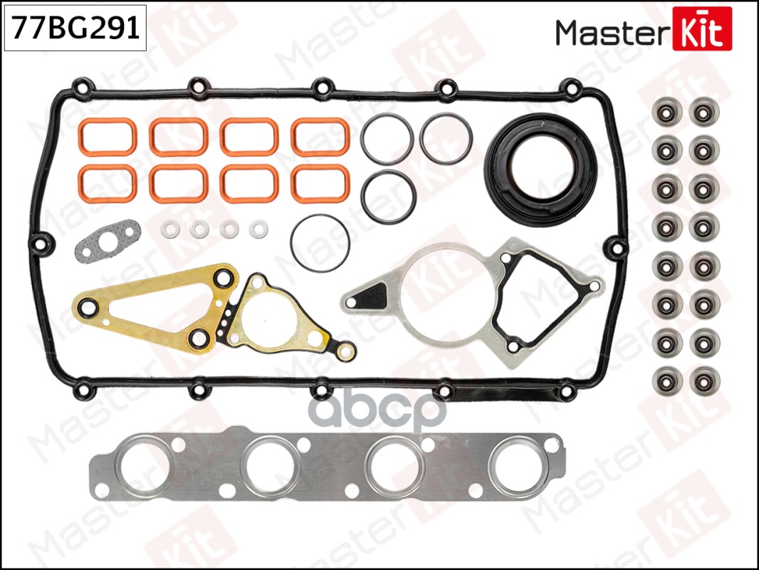 77BG291 Комплект прокладок ГБЦ Ford CYF5  CYFG  CY14  USF6 MasterKit арт. 77bg291