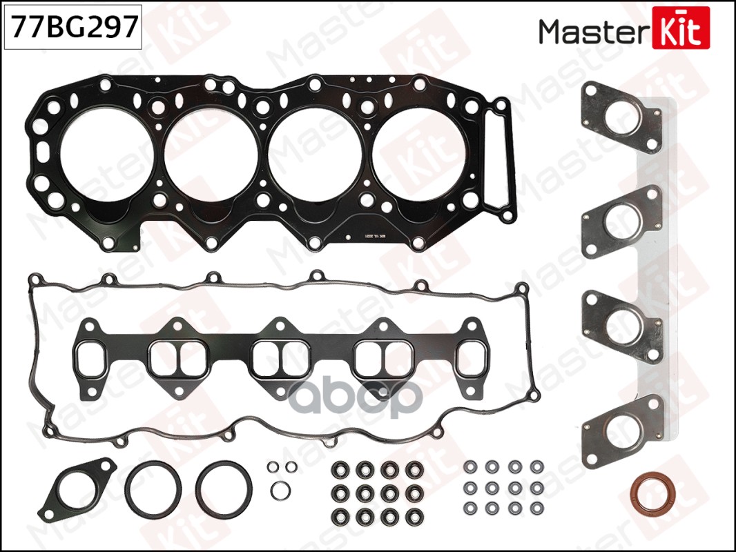 Комплект прокладок ГБЦ Mazda WLE7. WL-T. MD25NA. WLE9. MD25TI. WLF5 MasterKit арт. 77BG297