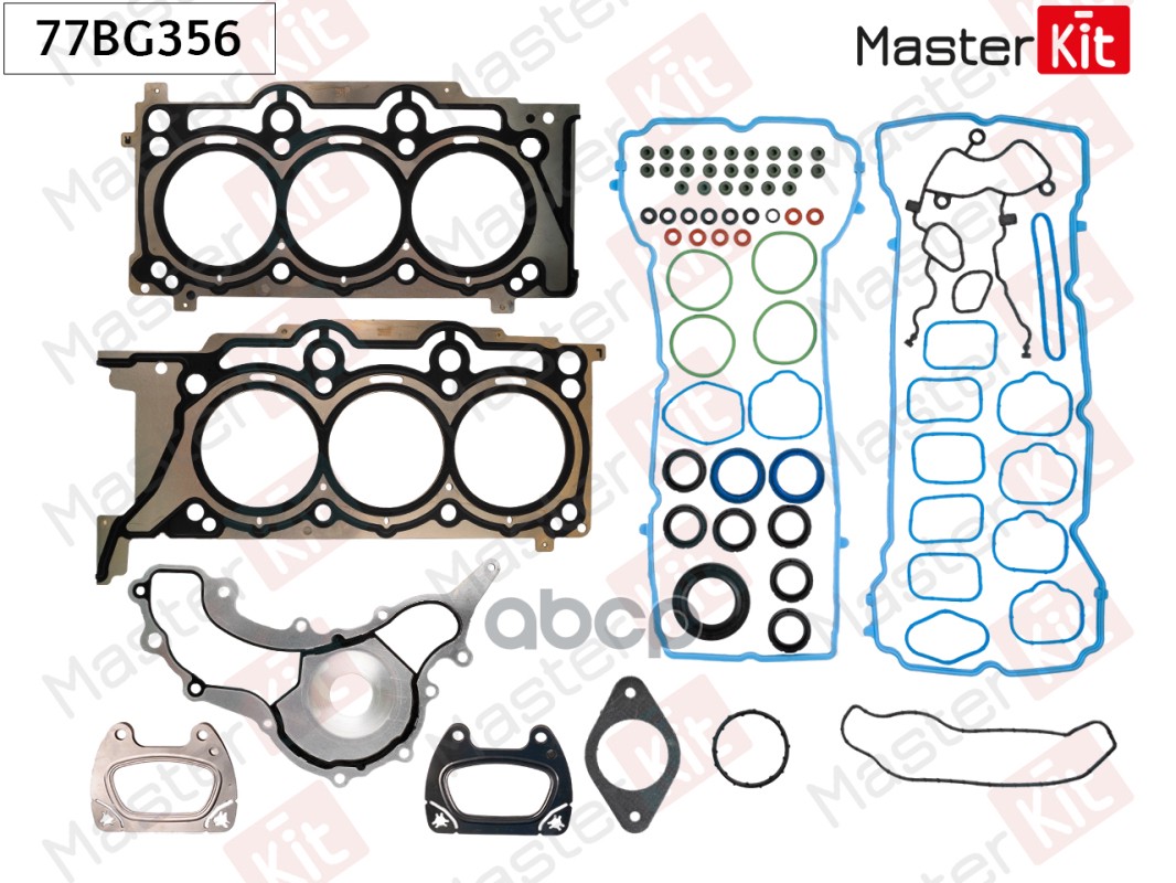 Комплект прокладок ГБЦ Jeep GRAND CHEROKEE IV (WK, WK2) ERB MasterKit арт. 77BG356