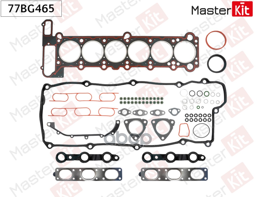 Комплект прокладок ГБЦ BMW 3 (E46) M52 B20 (206S4) 77BG465 MasterKit арт. 77BG465