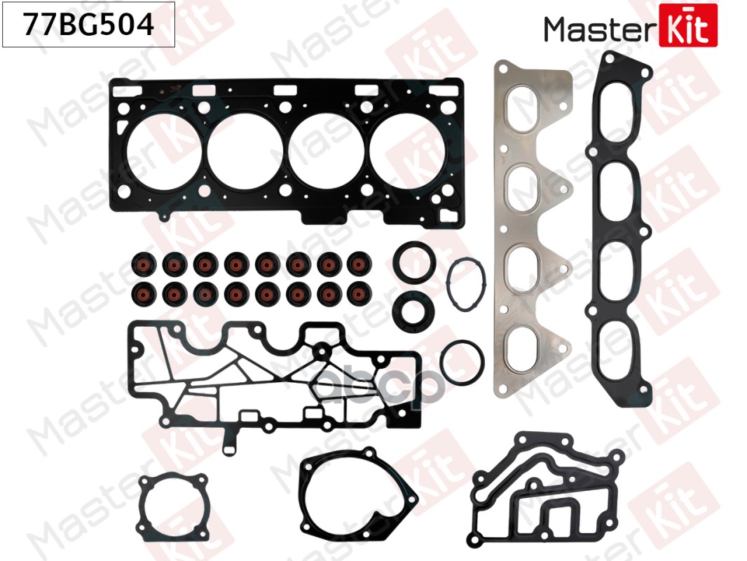 77BG504 Комплект прокладок ГБЦ Renault CLIO III (BR0/1  CR0/1) F4R 832 MasterKit арт. 77bg504