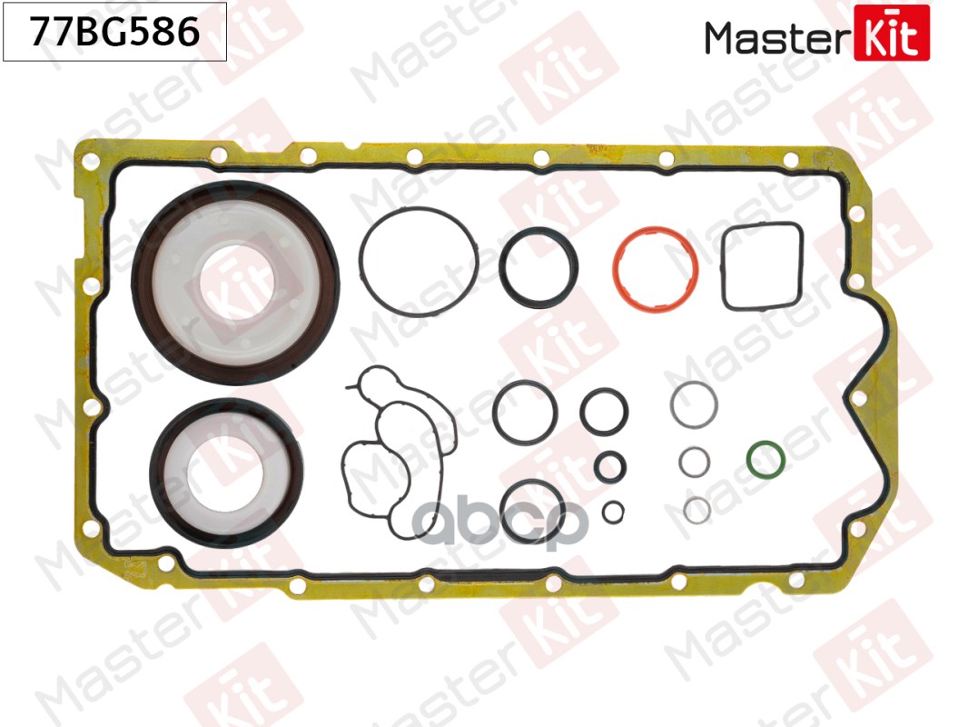 Комплект прокладок, блок-картер двигателя BMW 1 (E87) N46 B20 B 77BG586 MasterKit арт. 77BG586