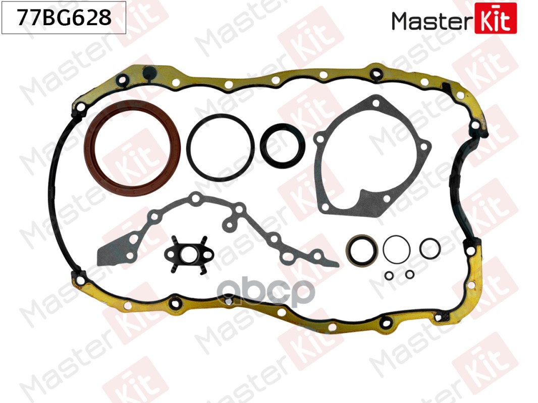 Комплект прокладок, блок-картер двигателя Renault CAPTUR (J5_, H5_) K9K 830 MasterKit арт. 77BG628