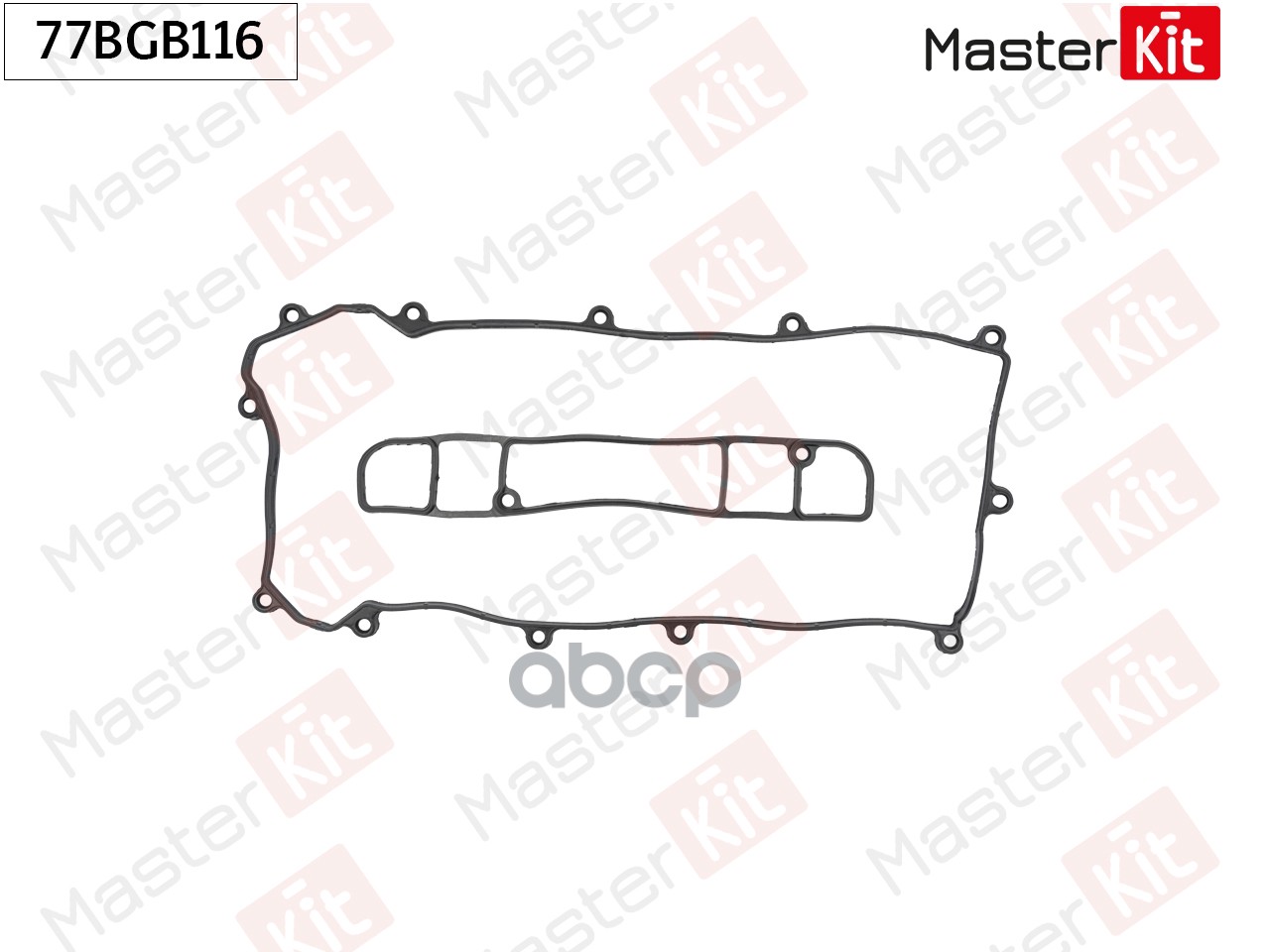 77BGB116 Прокладка клапанной крышки MAZDA L3-VDT  L3KG  L3N9  L3Y7  L3YH  LF-ZB  LF5H  LF5W MasterKit арт. 77bgb116
