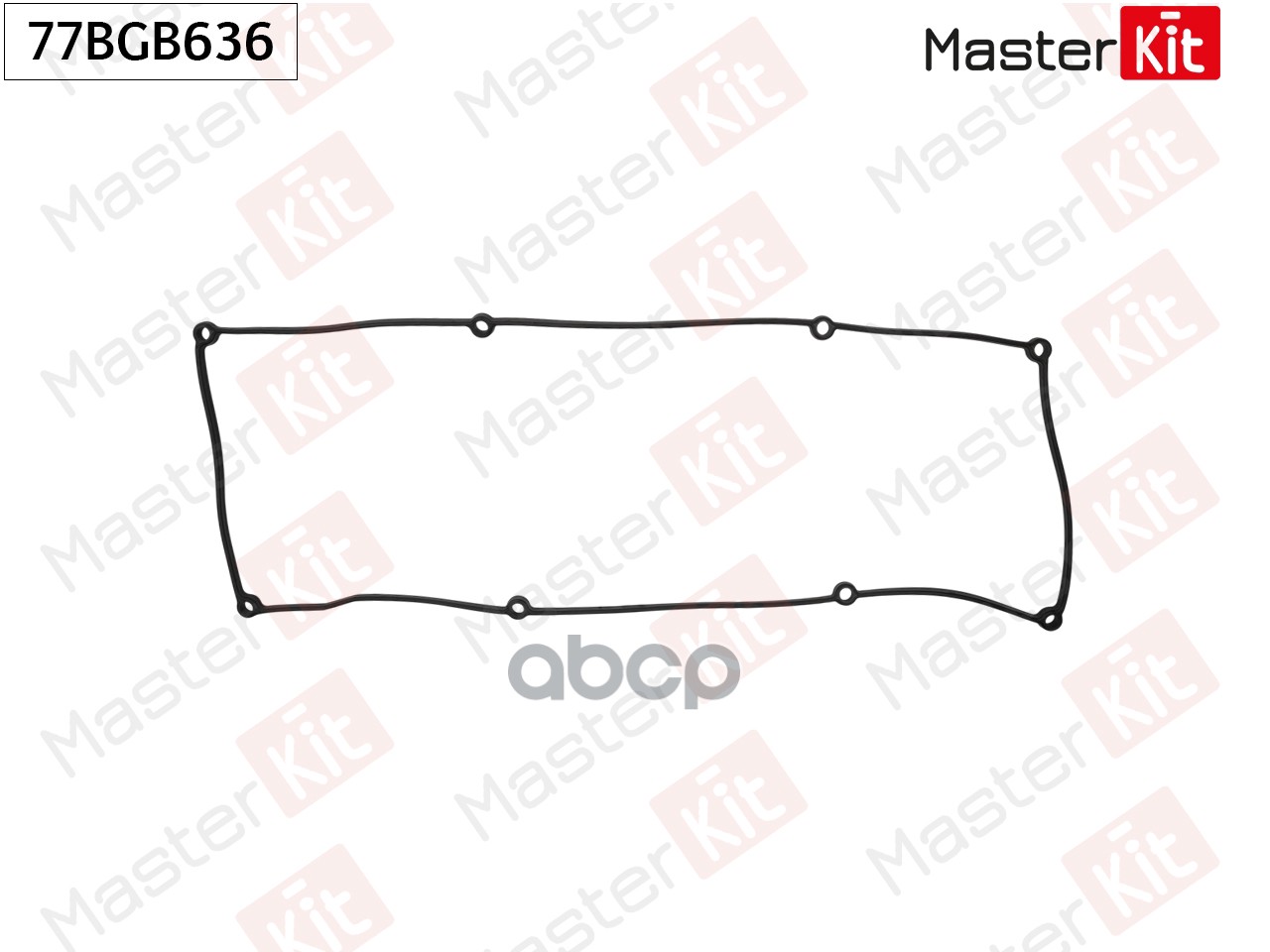 Прокладка клапанной крышки Mitsubishi PAJERO IV (V8_W, V9_W) 4M41 Masterkit MasterKit арт. 77BGB636