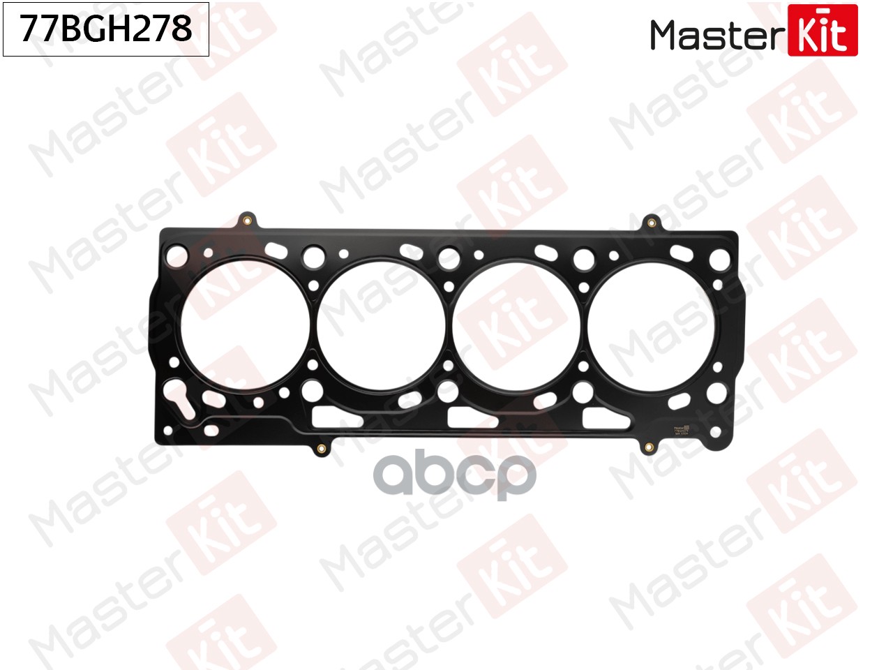 Прокладка ГБЦ AUDI AUA, AUB, AXP, BBY, BBZ, BCA, BKY, BUD, BXW, CGGA, CGGB, AFK, AHW, AKQ, MasterKit арт. 77BGH278