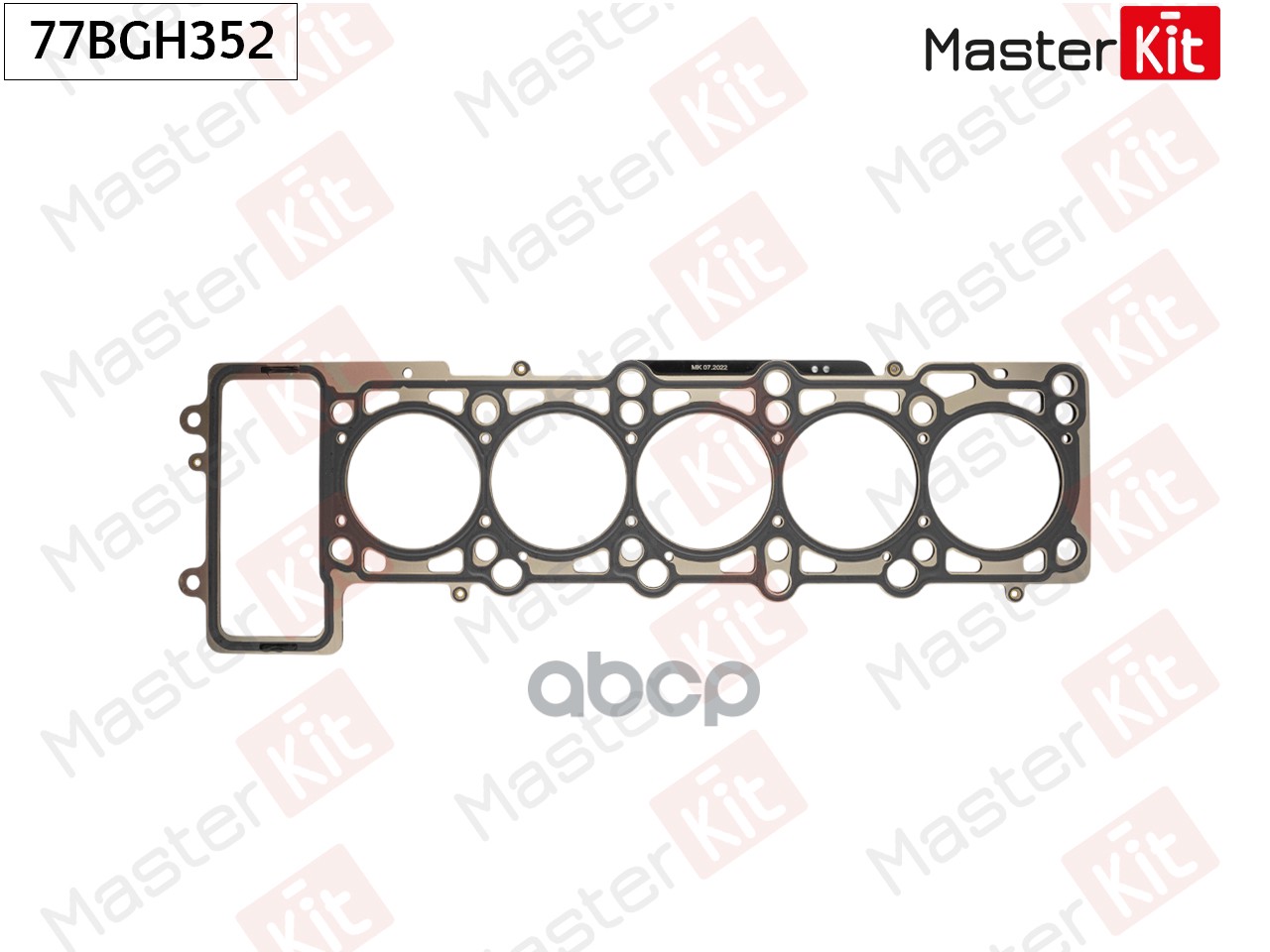 Прокладка ГБЦ VW AXD, AXE, BAC, BLJ, BLK, BNZ, BPC, BPD, BPE MasterKit арт. 77BGH352