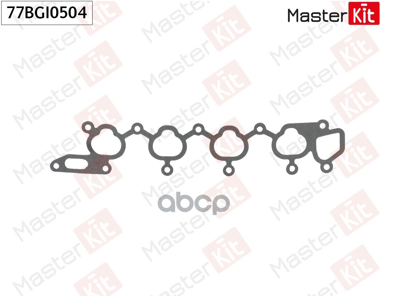 Прокладка впускного коллектора Mitsubishi L 200 (K7_T, K6_T) 4G63 (SOHC 16V) MasterKit арт. 77BGI0504