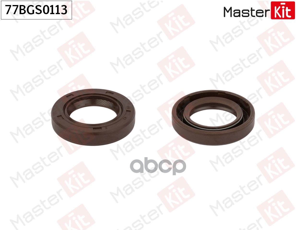 Сальник коленвала перед.26x42x8 Daewoo Nexia 95-08,Opel Zafira B 05-15(G15MF,Z20LER) MasterKit арт. 77BGS0113