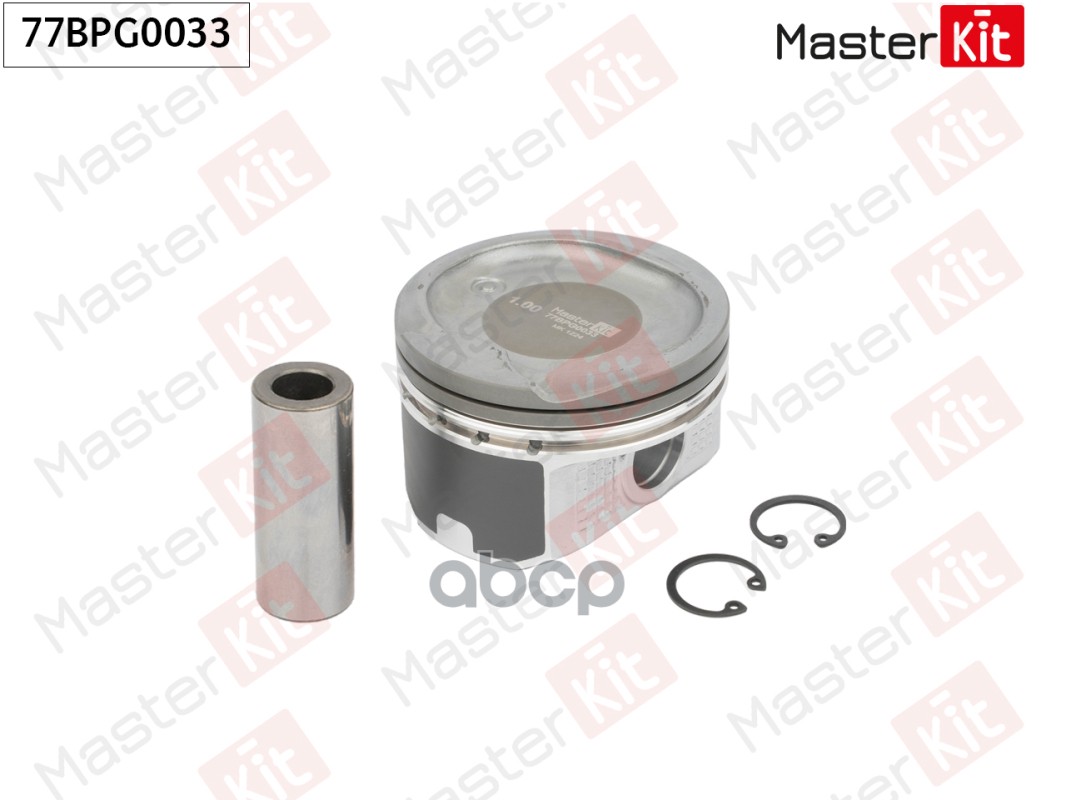 Поршень с пальцем (без колец) (1шт) (1,0) TOYOTA 1ZZ-FE 77BPG0033 MasterKit арт. 77BPG0033