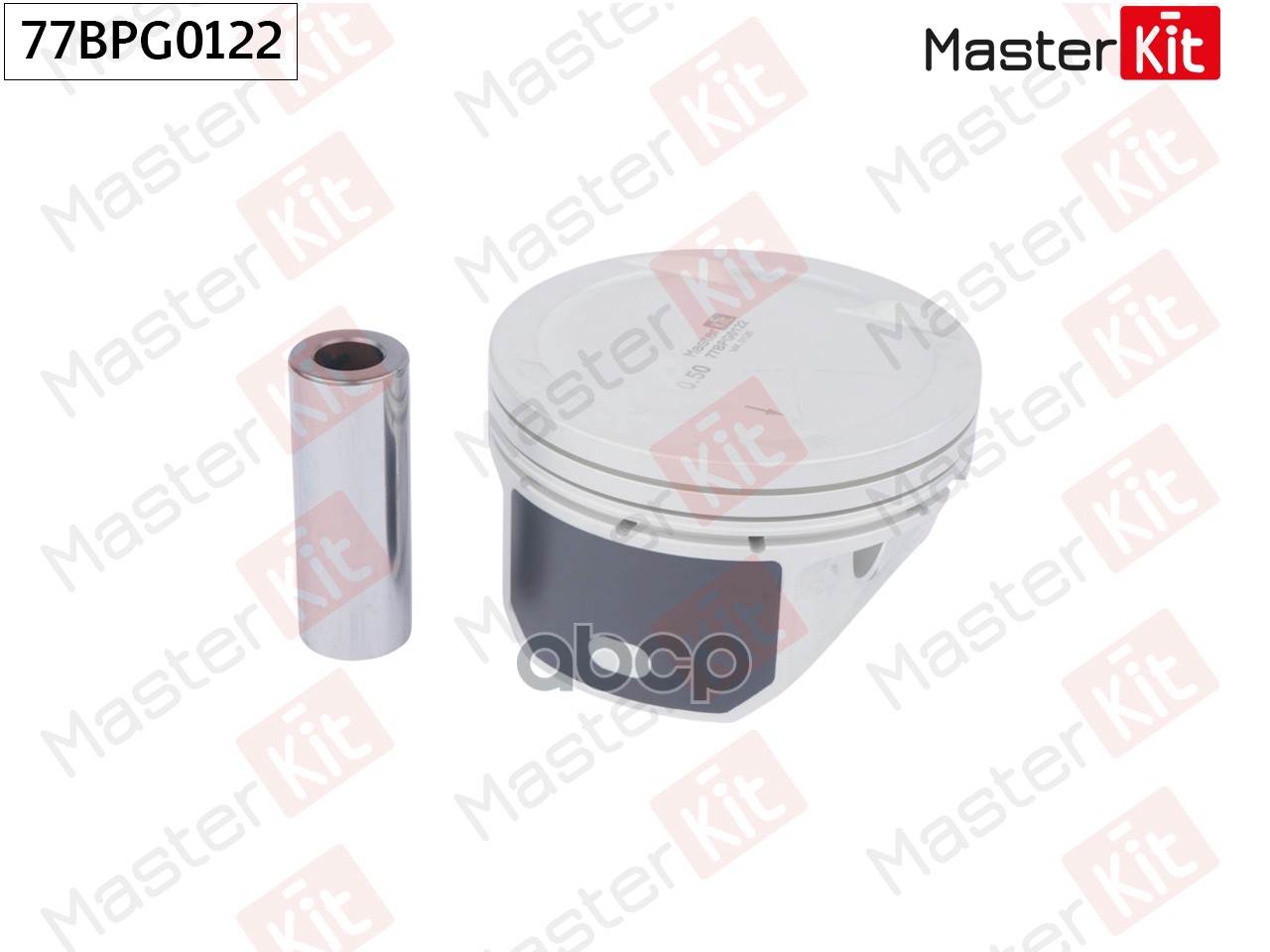 Поршень с пальцем (без колец) (1шт) HYUNDAI/KIA G4KE 77BPG0122 MasterKit арт. 77BPG0122