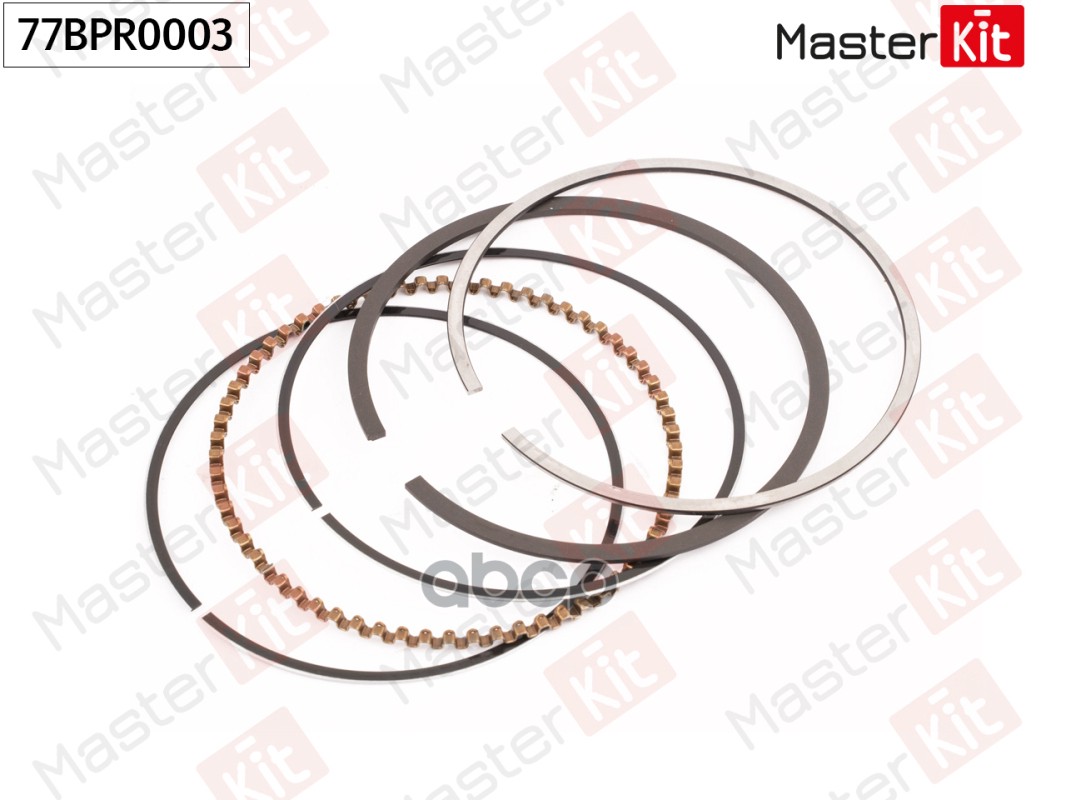 Кольца поршневые (к-т на 1 поршень) (0,5) CHEVROLET LXT MasterKit арт. 77BPR0003