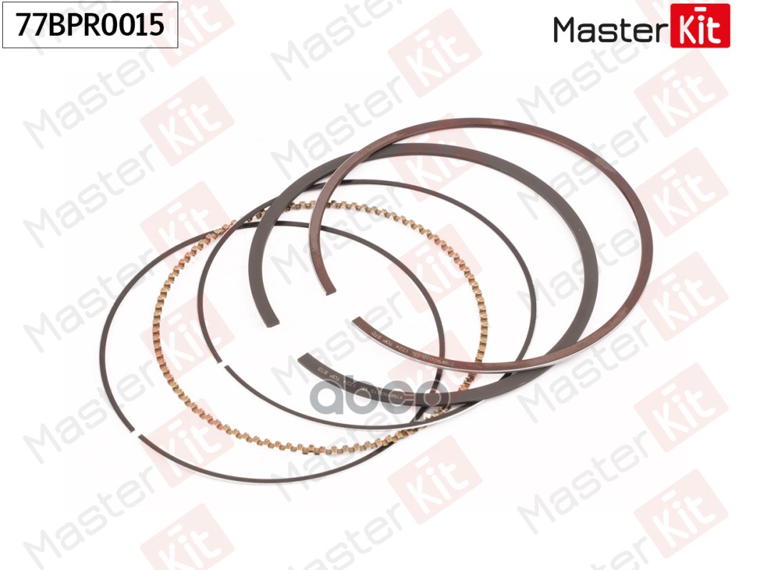 Кольца поршневые (к-т на 1 поршень) (STD) MITSUBISHI 4B11 MasterKit арт. 77BPR0015