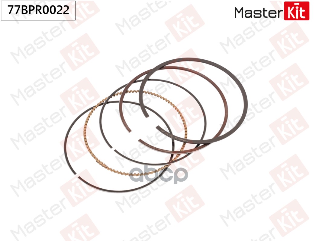 Кольца поршневые (к-т на 1 поршень) (STD) NISSAN MR20DE MasterKit арт. 77BPR0022